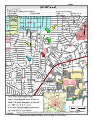 MapPro Real Estate Mapping Software Location Map